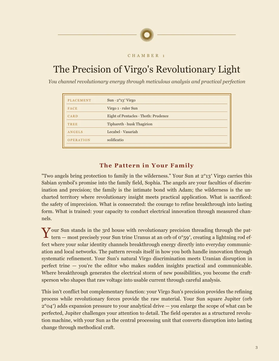 Chamber opening — The Book of the Family