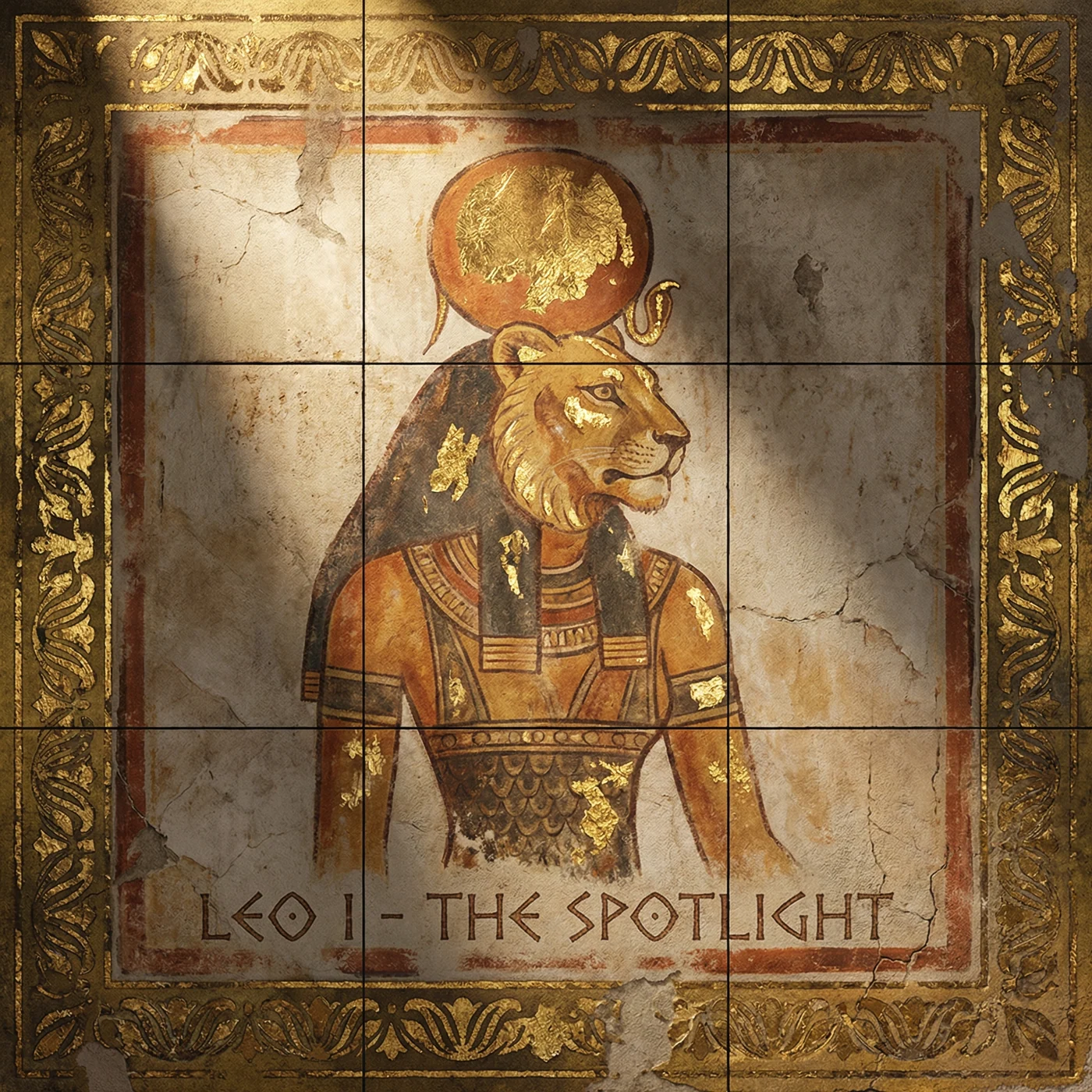 Leo I — Egyptian fresco, 36 Codex canon.