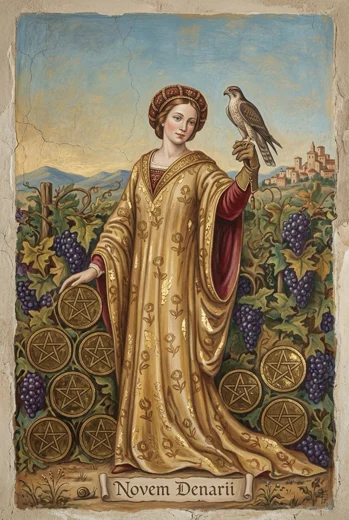 Nine of Pentacles