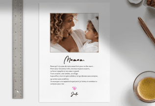 Affiche photo "Maman" - Image 2