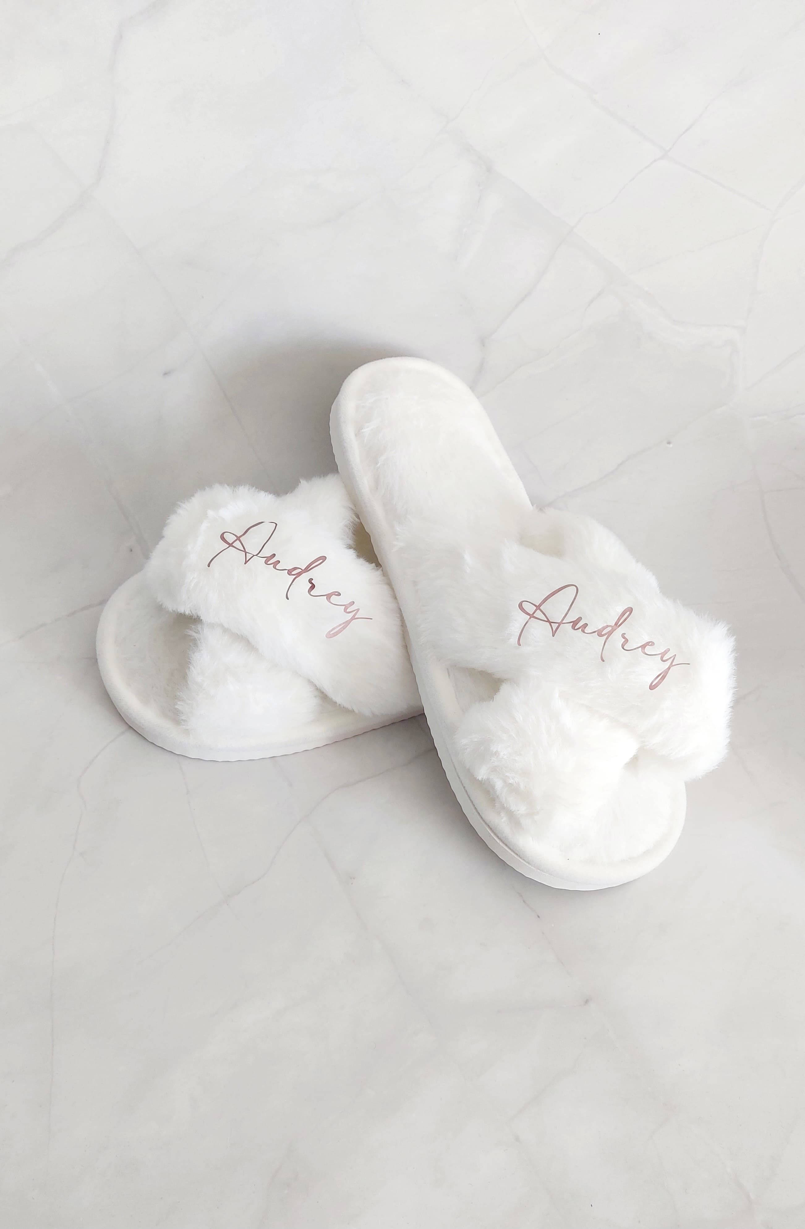 Chaussons en fourrure