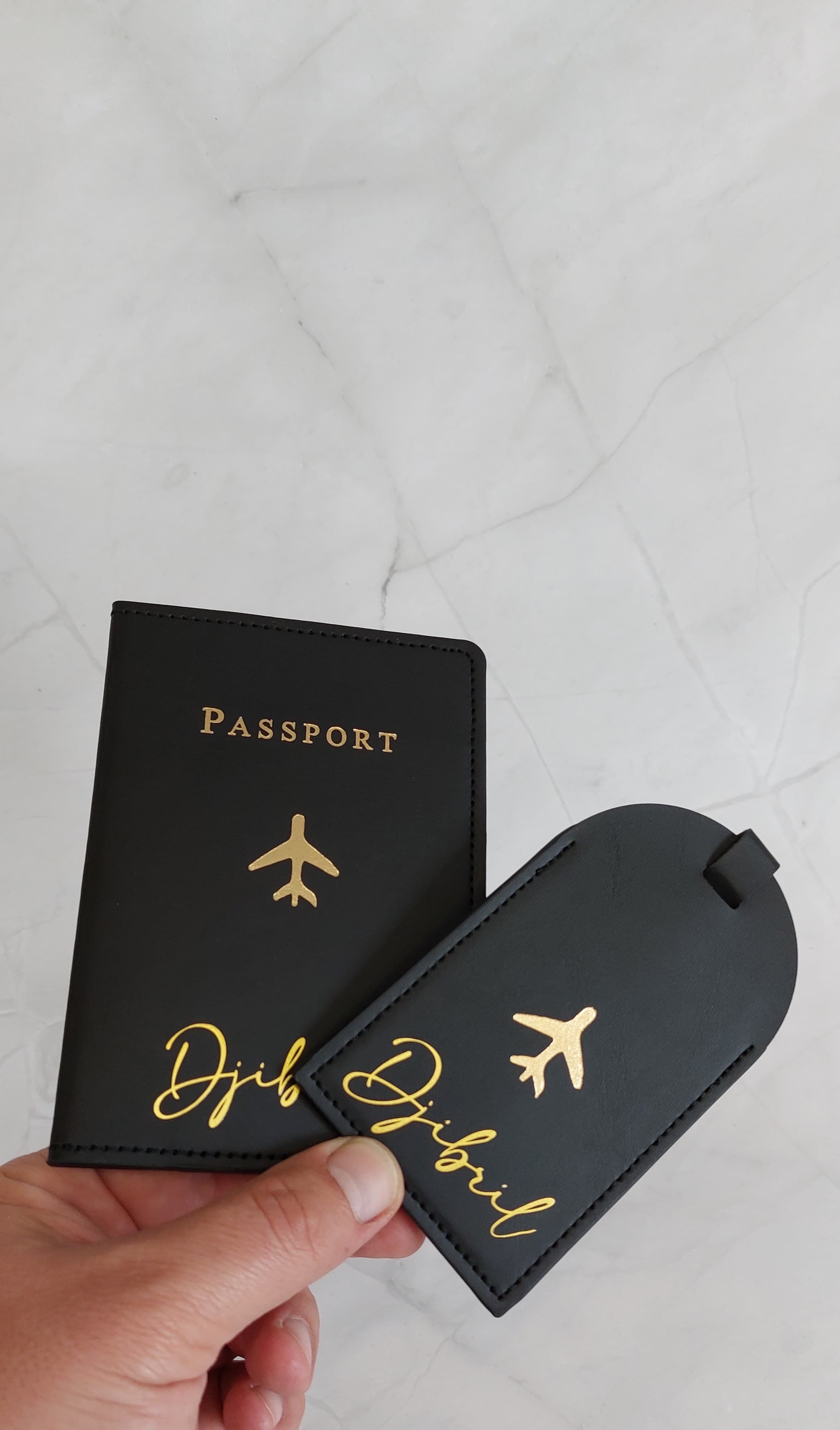 Etui passeport et étiquette bagage - Image 2