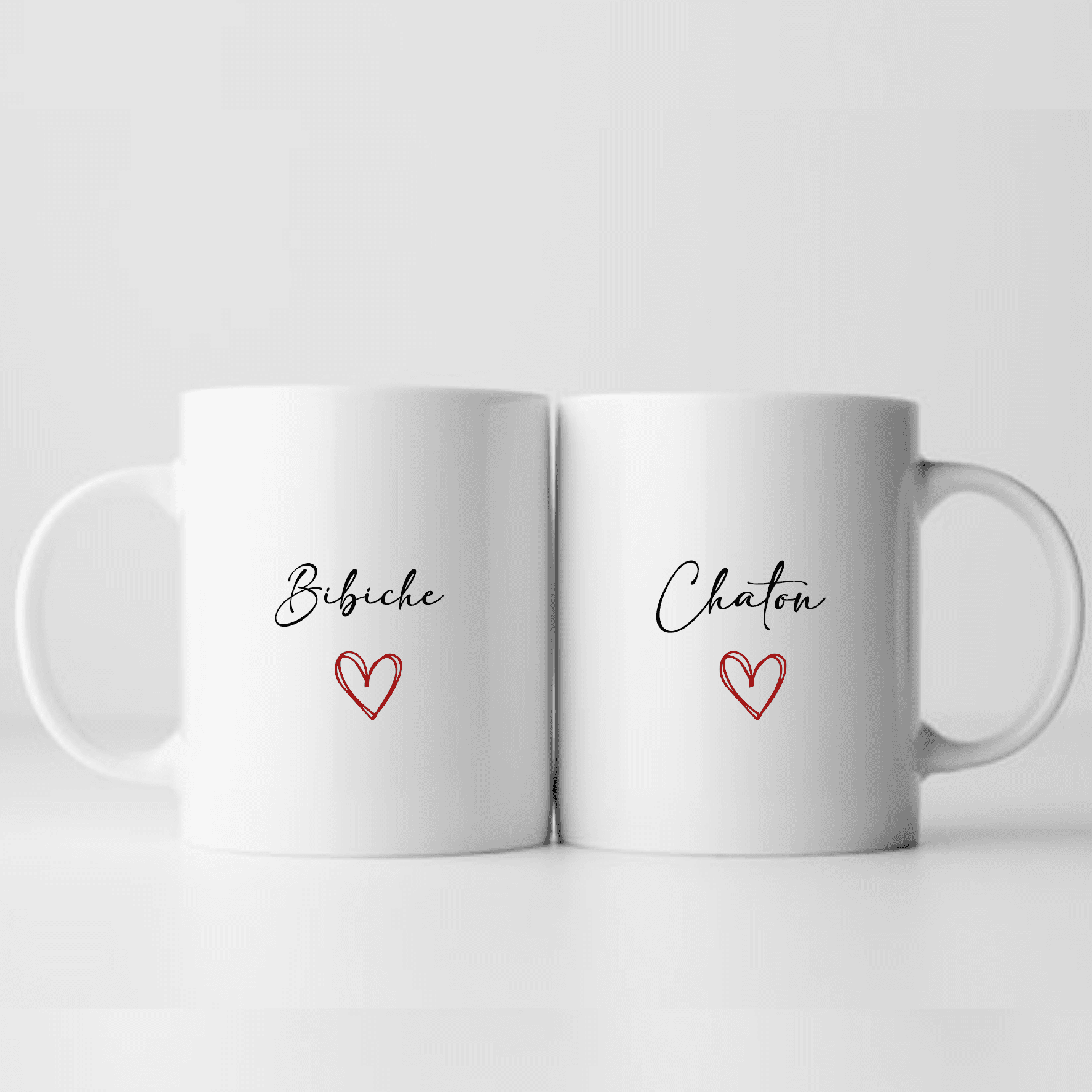Duo mugs "surnoms"