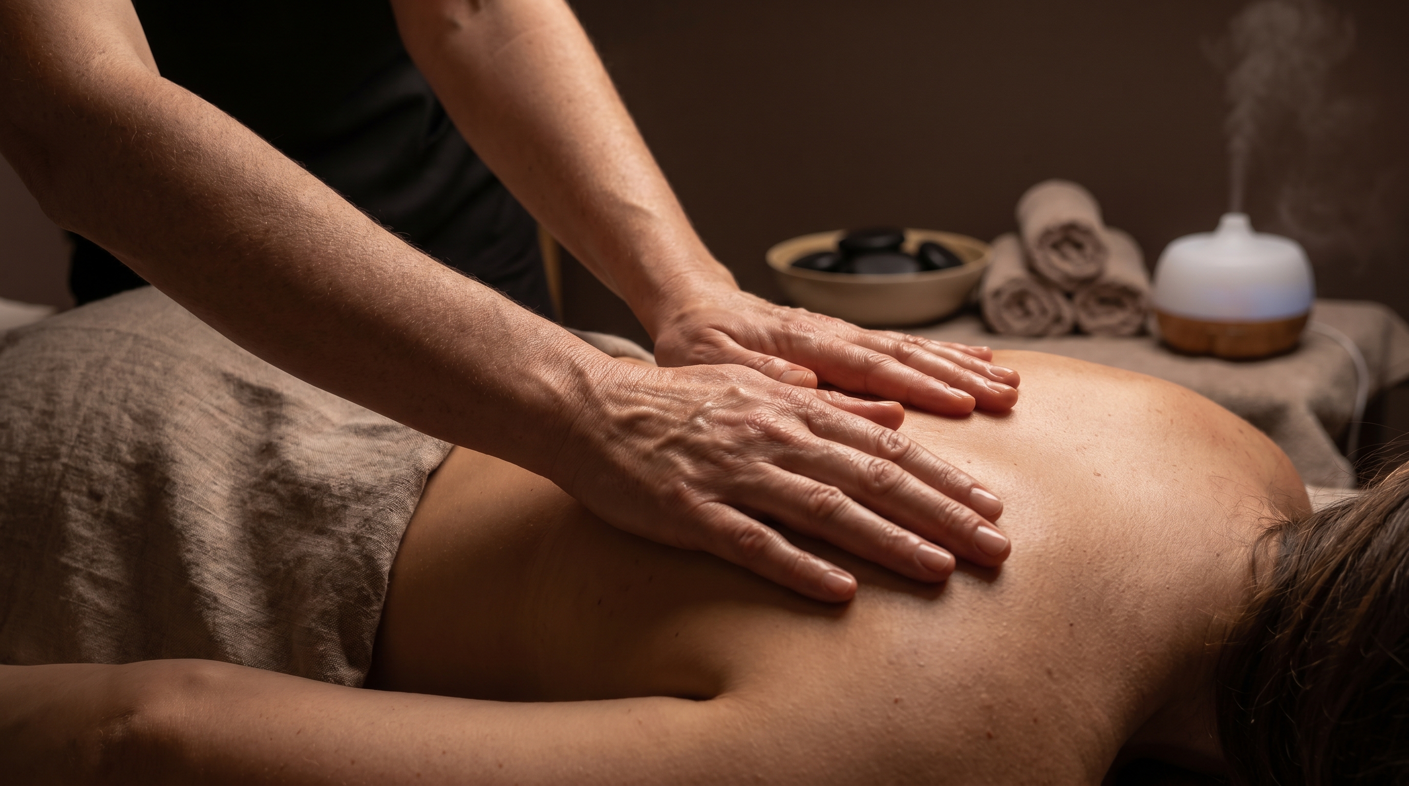 Massoterapia relaxante e modeladora