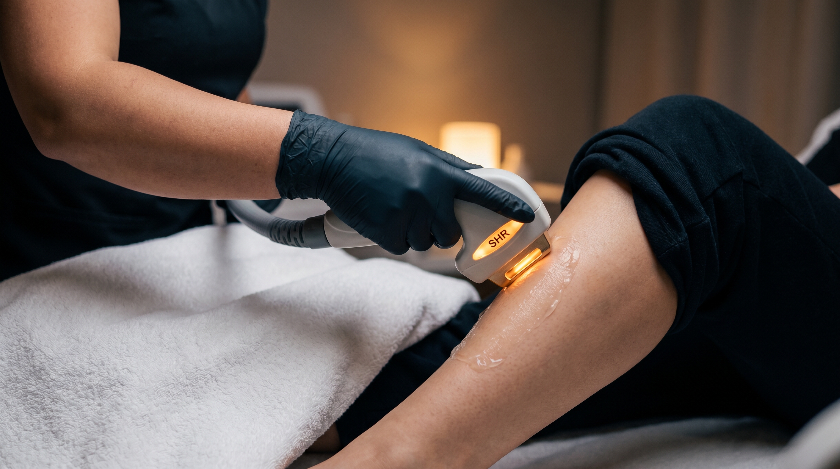 Depilação a laser com tecnologia estética