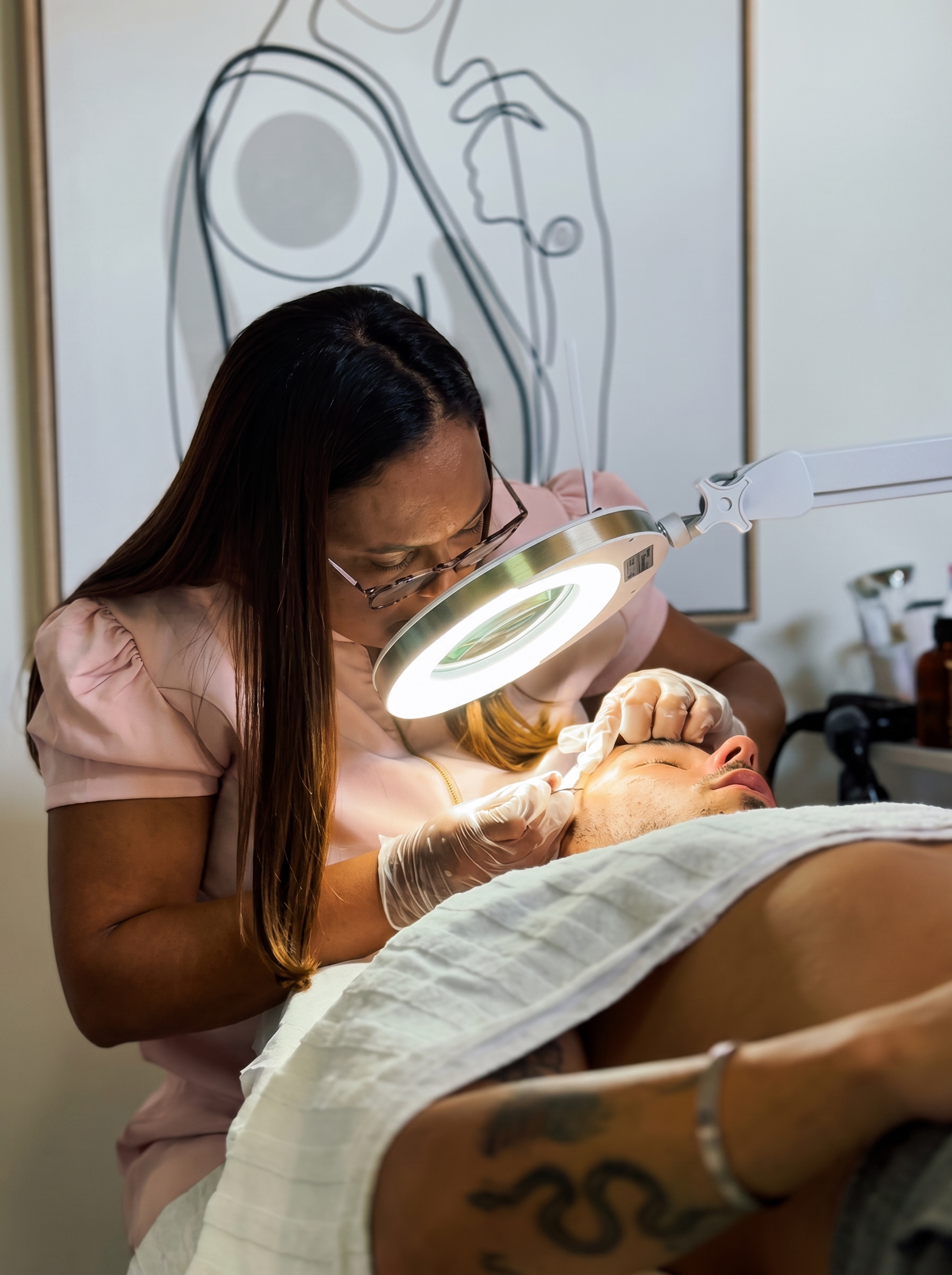Sessão de estética no Studio Sensie, Alto do Seixalinho