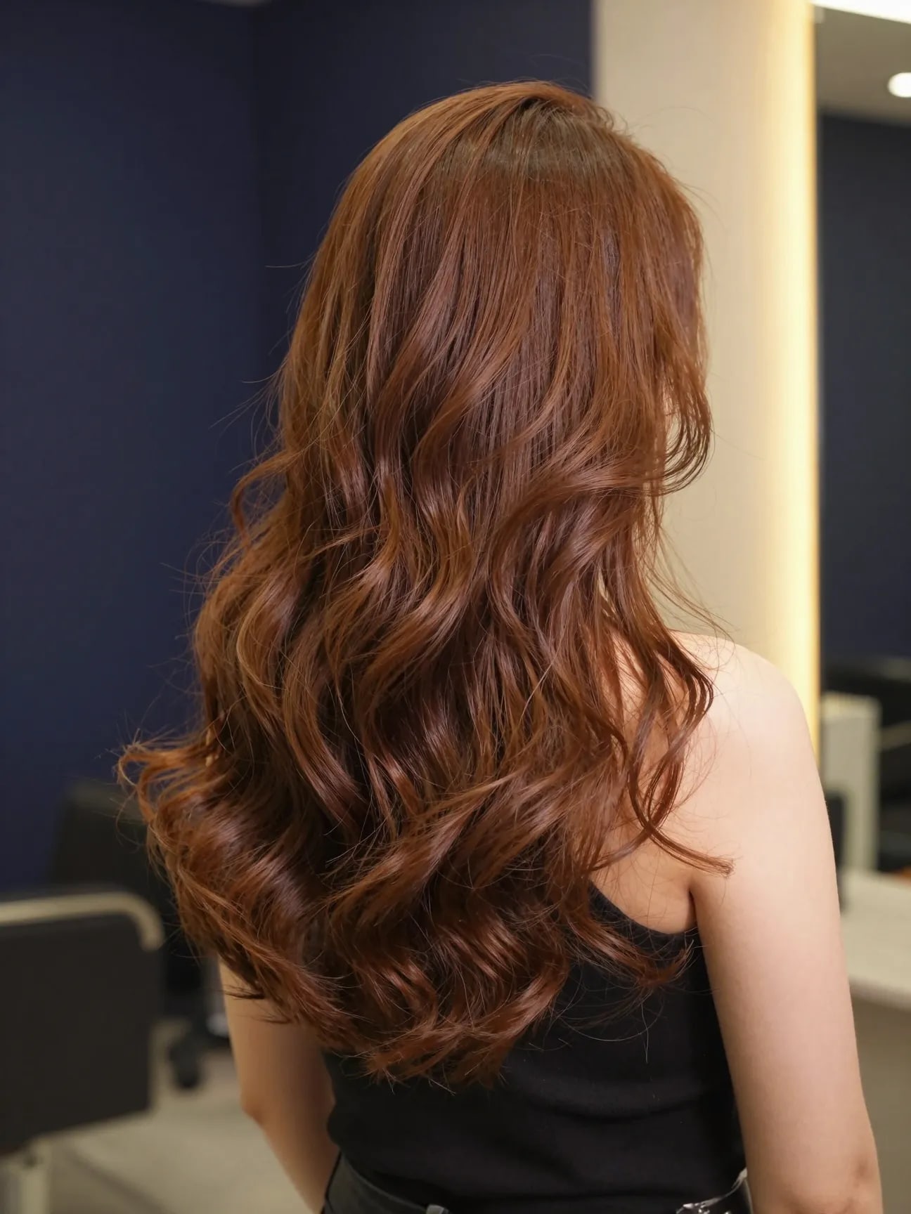 Copper red one-tone colour