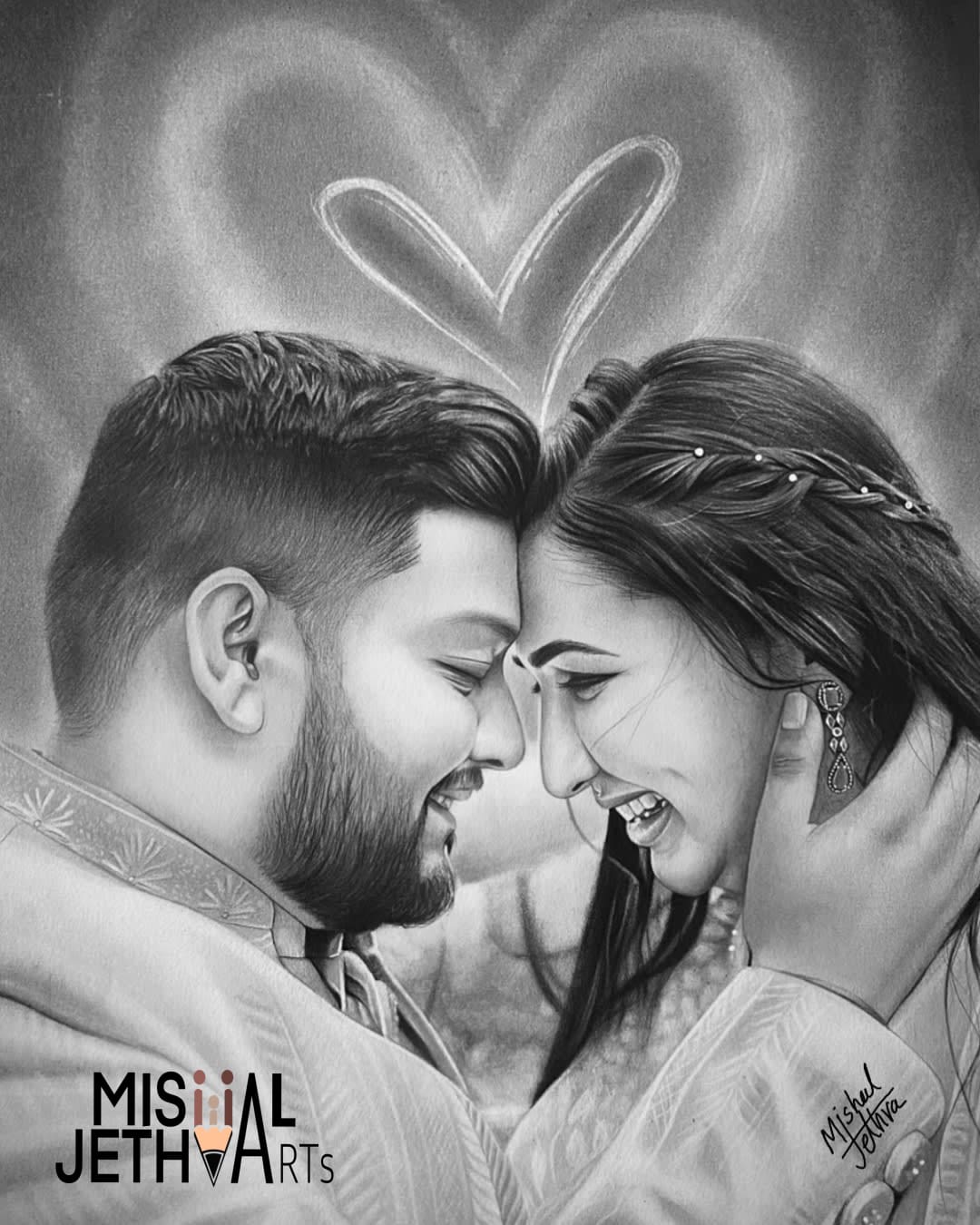 Graphite couple drawing