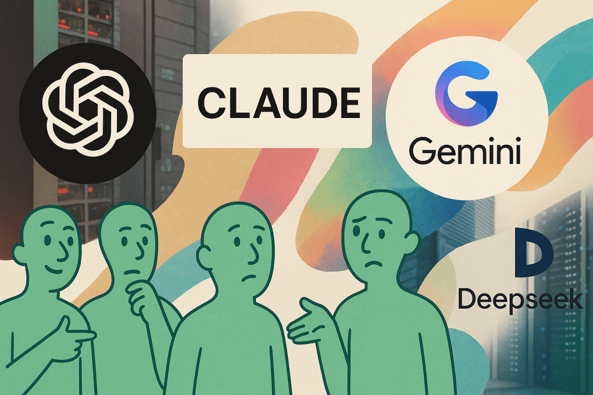 Какая нейросеть лучше — ChatGPT, Claude, DeepSeek или Gemini?
