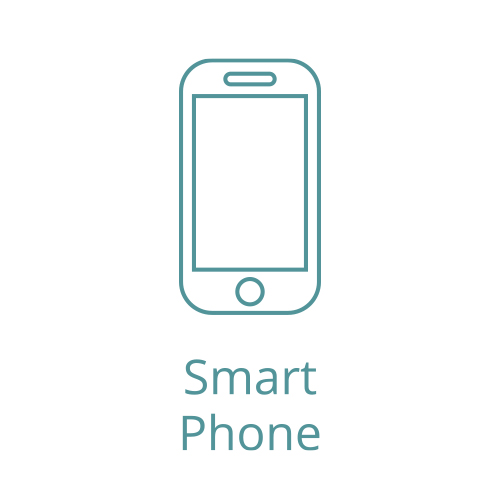 smart-phone icon of a smart phone