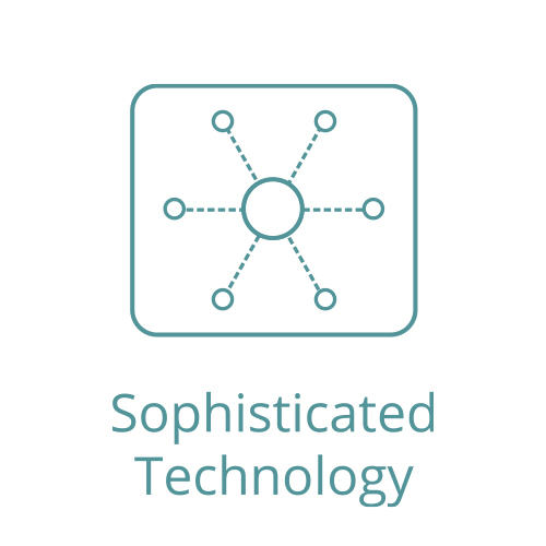 SOPHISTICATED-TECHNOLOGY icon of technology