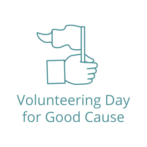VOLUNTEERING-DAY-FOR-GOOD-CAUSES icon for volunteering