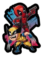 Sticker de Deadpool y Wolverine