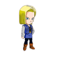 Sticker de Androide 18
