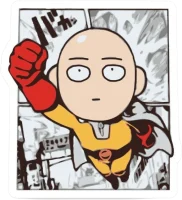 Sticker de Saitama - One Punch Man