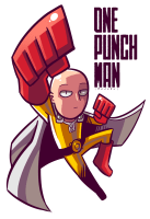 Sticker de Saitama - One Punch Man