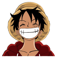 Sticker de Monkey D. Luffy