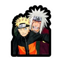 Sticker de Naruto y Jiraiya