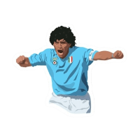 Sticker de Diego Maradona