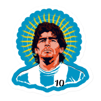 Sticker de Diego Maradona