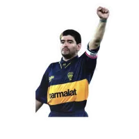 Sticker de Diego Maradona Boca