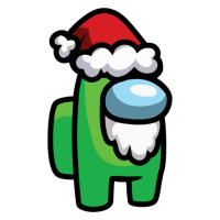 Sticker de Among Us Verde