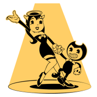 Sticker de Alice Angel y Bendy Bailando