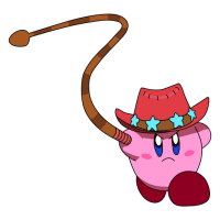 Sticker de Kirby Vaquero