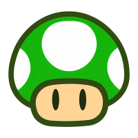 Sticker de Champiñón Verde