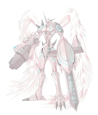 Sticker de Omegamon (Modo Misericordioso)
