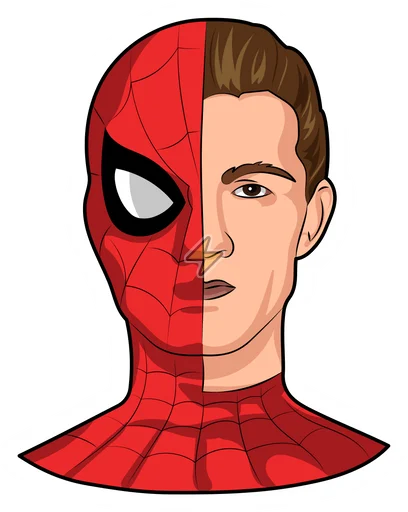 Sticker de Hombre Araña - comprar en Argentina