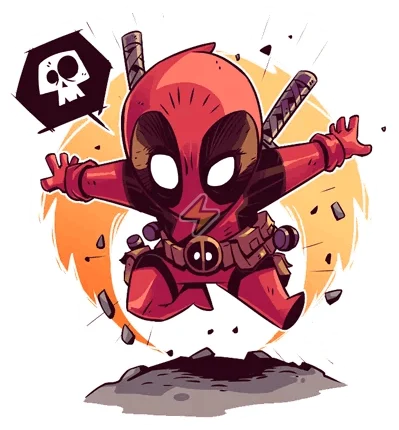 Sticker de Deadpool - comprar en Argentina