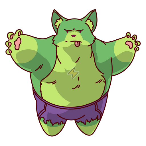 Sticker de Corgi Hulk - comprar en Argentina