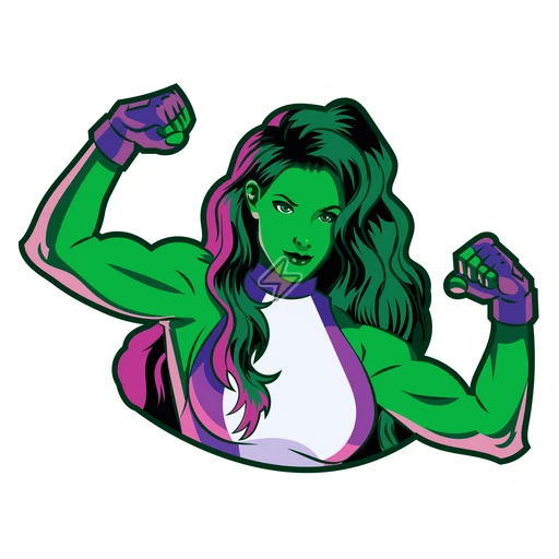 Sticker de She Hulk - comprar en Argentina