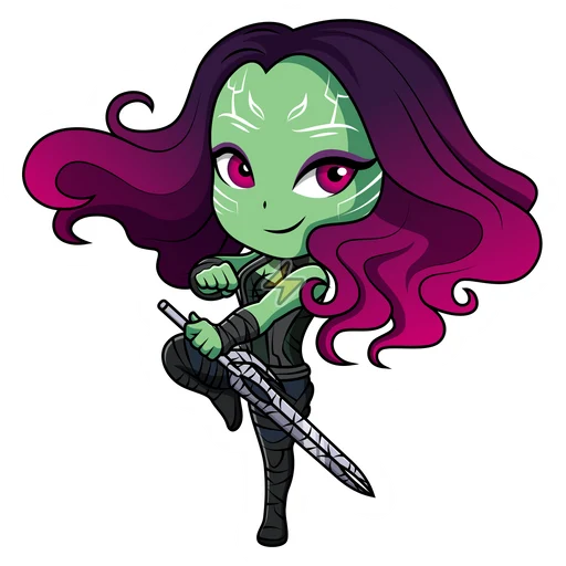 Sticker de Gamora - comprar en Argentina