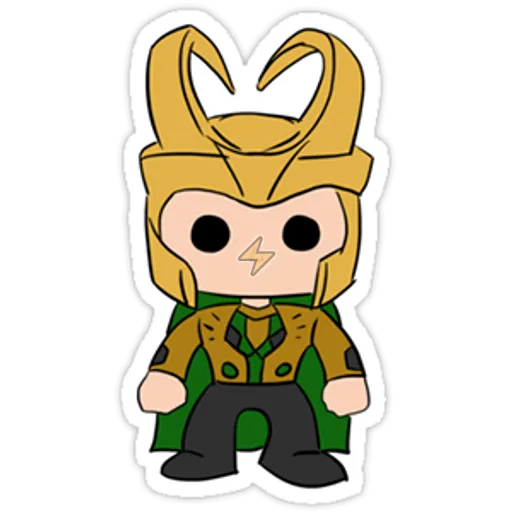 Sticker de Loki - comprar en Argentina