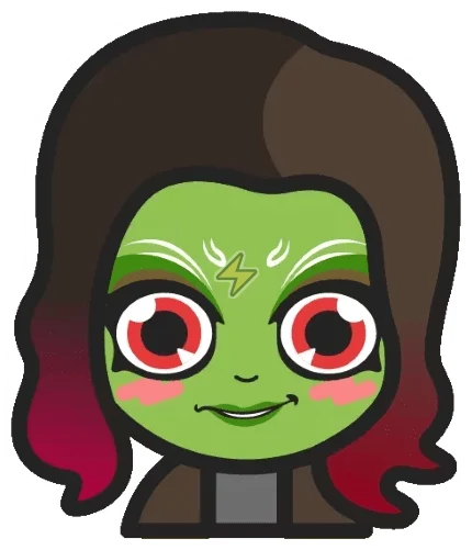 Sticker de Gamora - comprar en Argentina