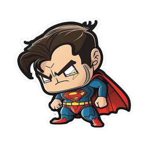 Sticker de Super Man - comprar en Argentina