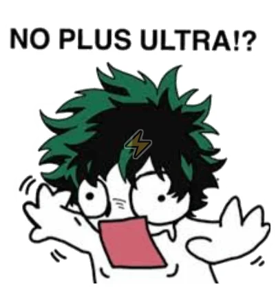 Sticker de No plus ultra? Deku - comprar en Argentina