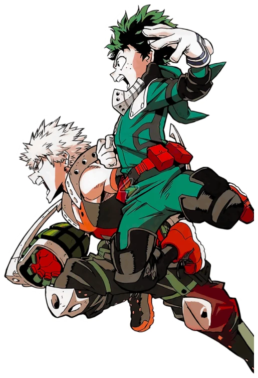 Sticker de Deku y Bakugo - comprar en Argentina