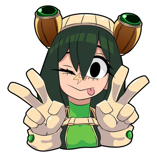 Sticker de Tsuyu Asui - Froppy - comprar en Argentina