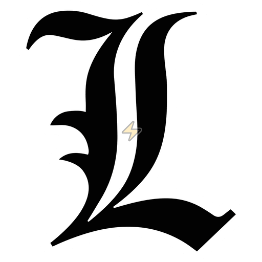 Sticker de L - Death Note - comprar en Argentina
