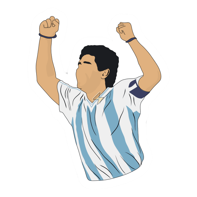 Sticker de Diego Maradona - comprar en Argentina
