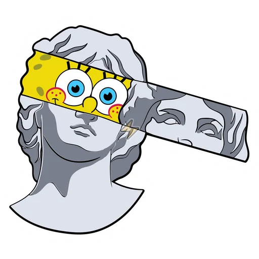 Sticker de Bob Esponja - comprar en Argentina
