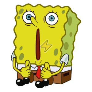 Sticker de Bob Esponja - comprar en Argentina