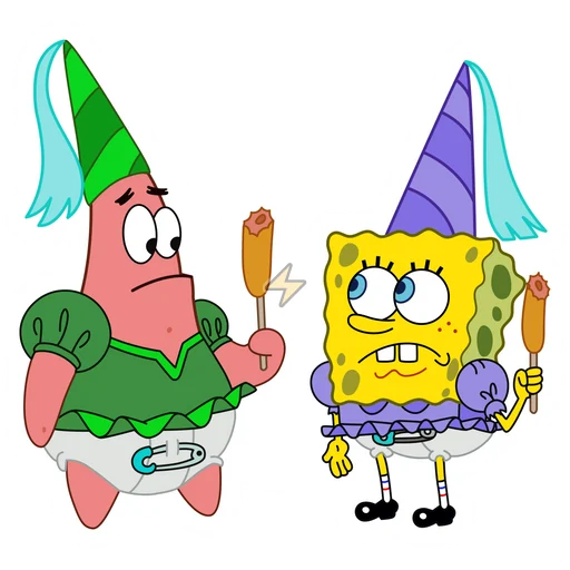 Sticker de Bob Esponja y Patricio Estrella - comprar en Argentina