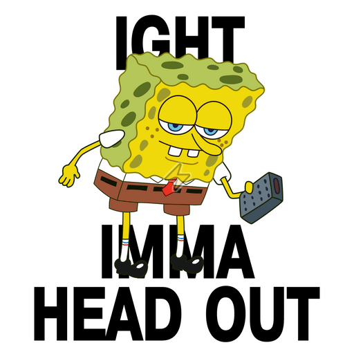 Sticker de Bob Esponja - comprar en Argentina