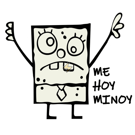 Sticker de Bob Esponja - comprar en Argentina