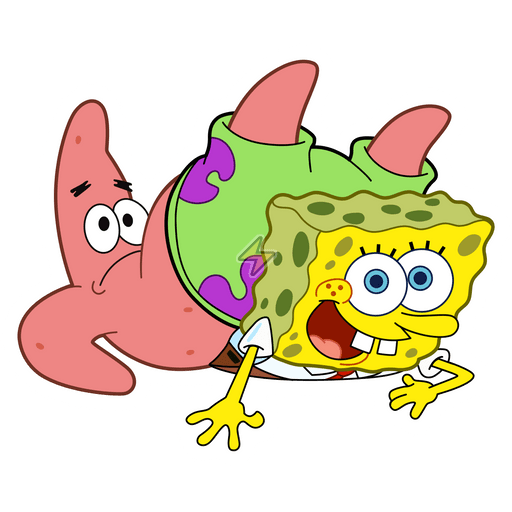Sticker de Patricio Estrella y Bob Esponja - comprar en Argentina
