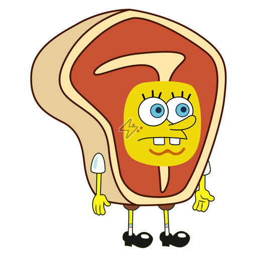 Sticker de Bob Esponja - comprar en Argentina